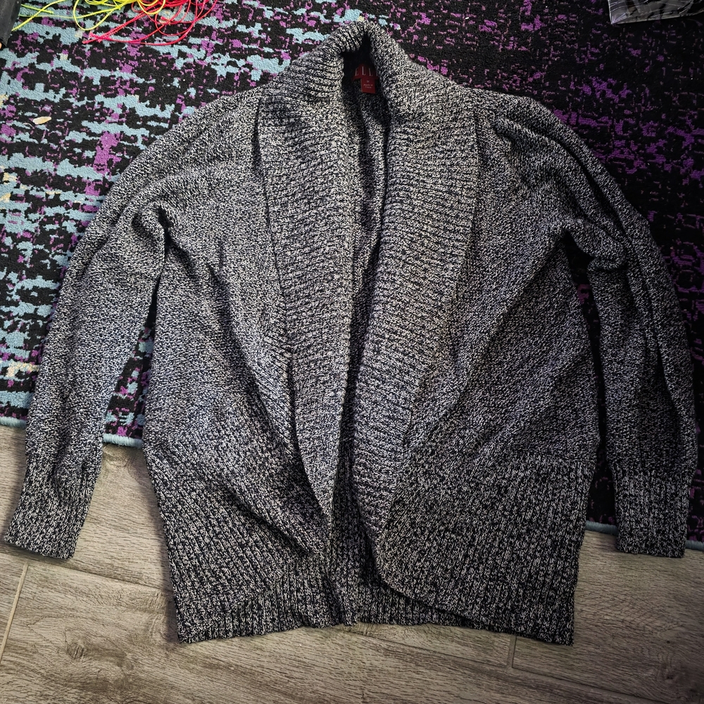 Elle Gray Knit Cardigan